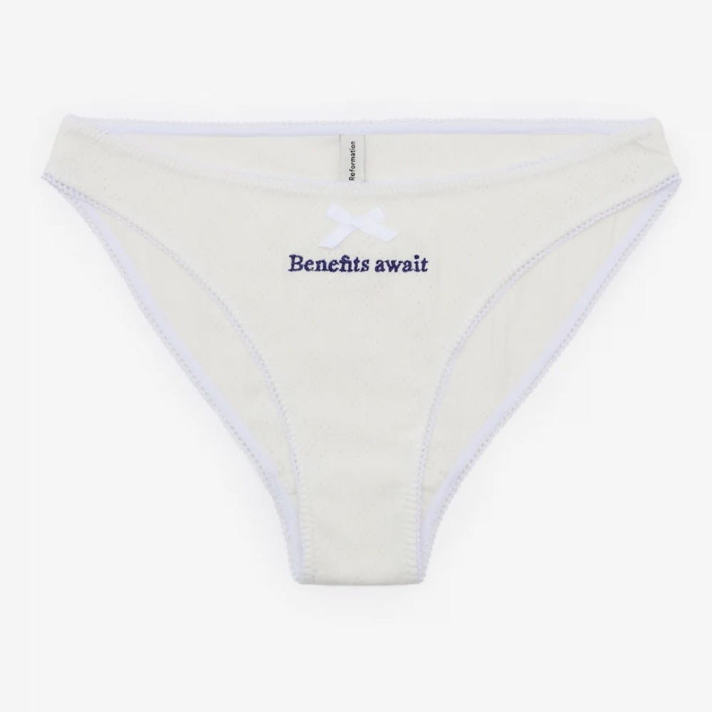 Reformation Benefits Await Underwear New in Packaging